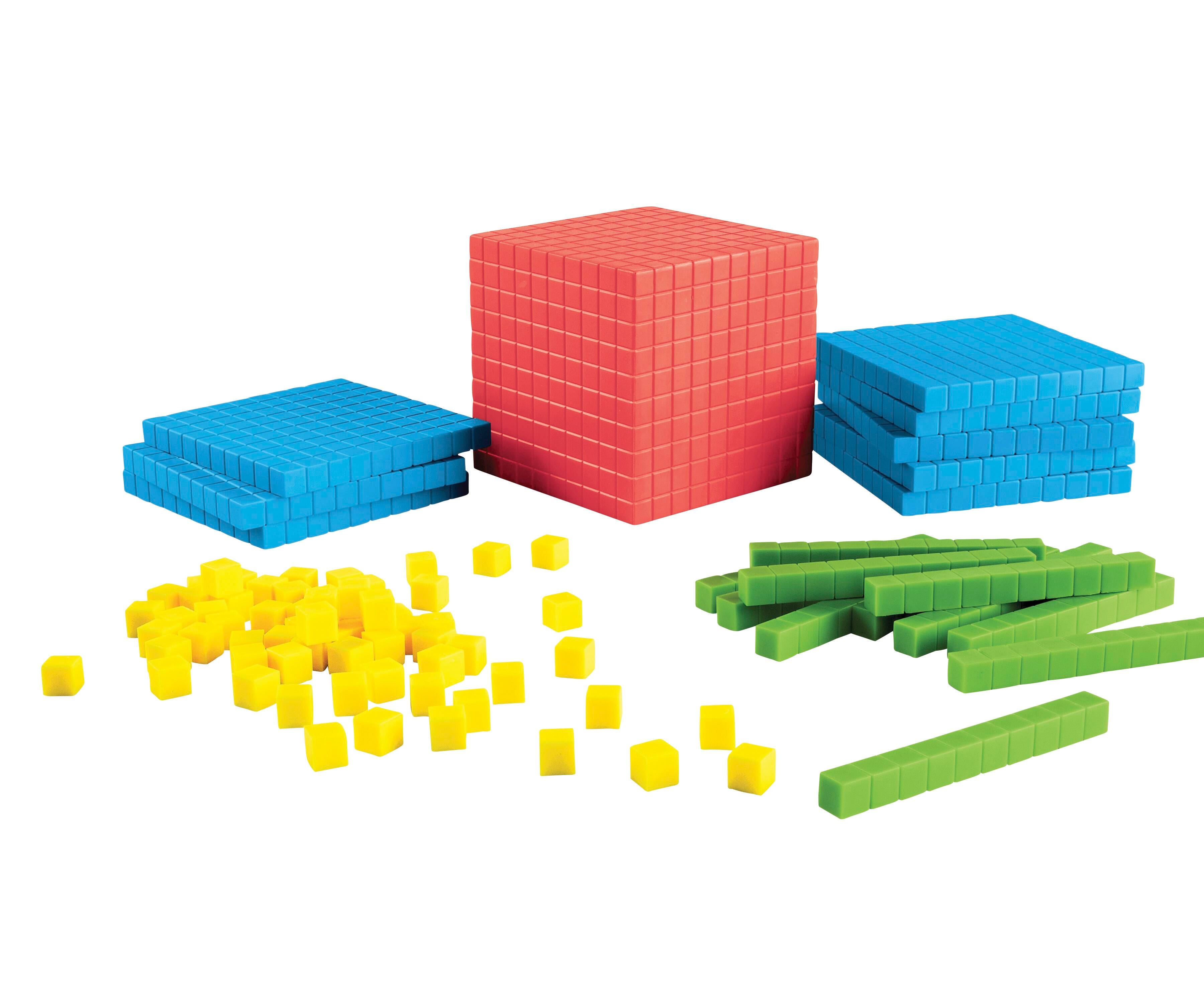 Base 10 Blocks, Place Value, Base 10, Base 10 Math Supplies, Item Number 1499096